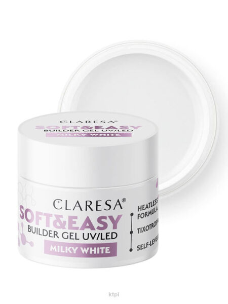 Claresa Soft Easy Żel Budujący Milky White 45 g