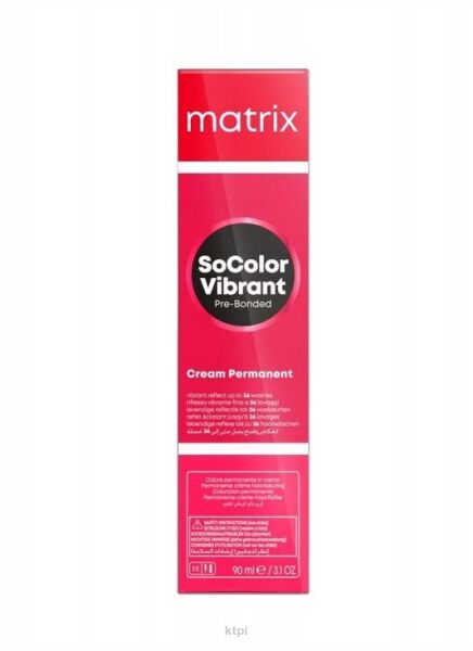 Matrix SoColor, farba do włosów z technologią Pre-Bonded 5 RR 90ml