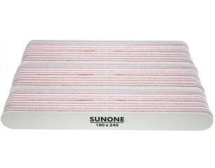 Sunone Pilnik biały prosty 180/240 10 szt